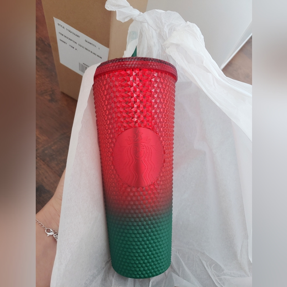New in box Starbucks tumbler Disney Christmas edition